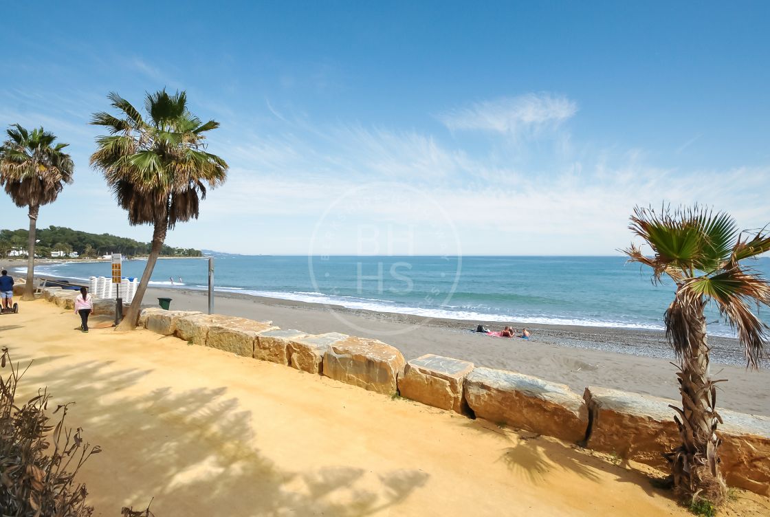 Unique beachfront villa set in Marbella's most desirable address, The Golden Mile.