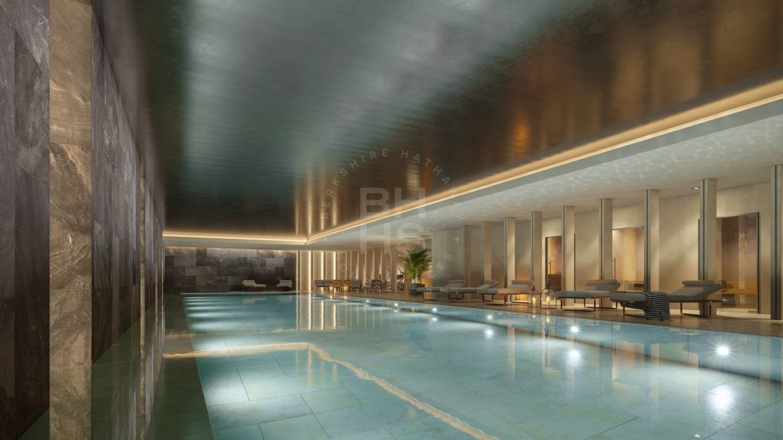 Spectacular ground-floor duplex in an off-plan development of 74 state-of-the-art homes on Marbella’s Golden Mile