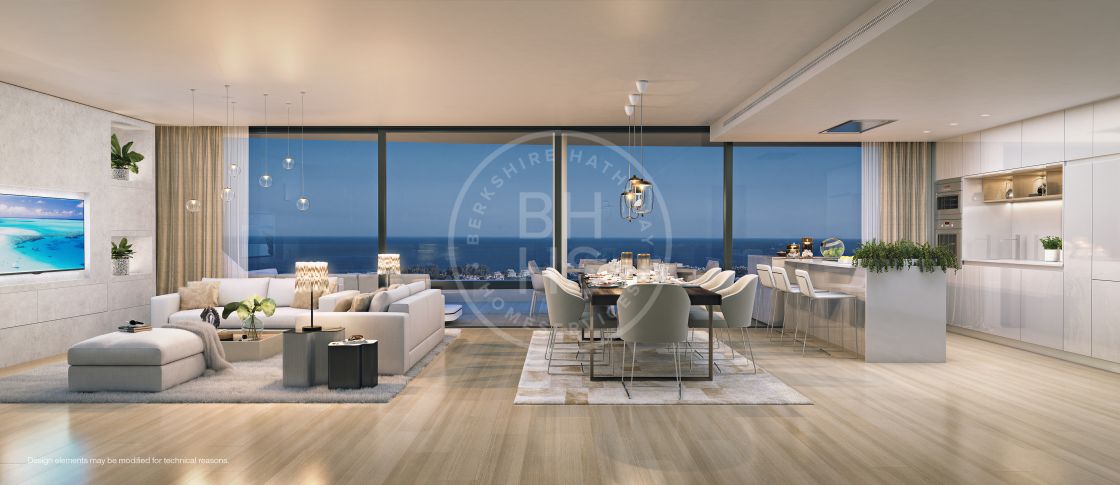 Brand-new second line beach apartment with sea views in Reserva del Higuerón, Benalmádena