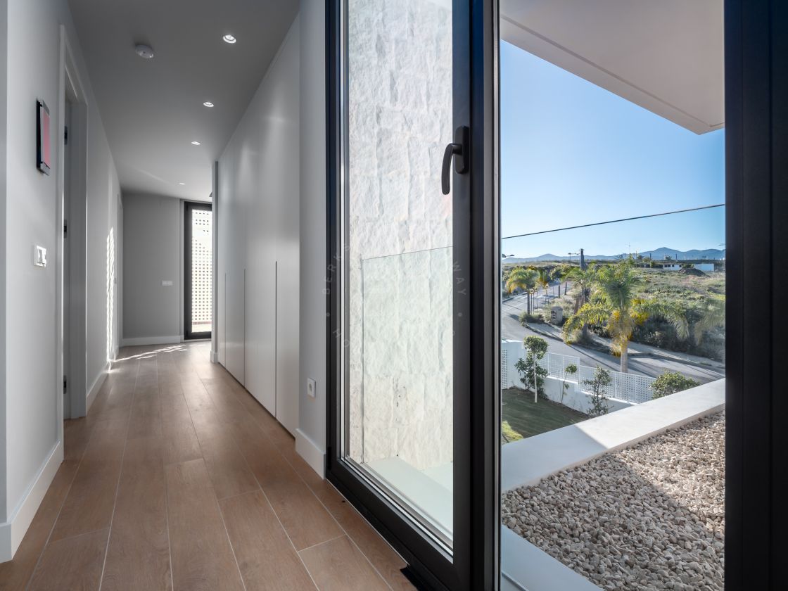 Outstanding brand-new south-facing villa with great sea views close to all amenities on the New Golden Mile