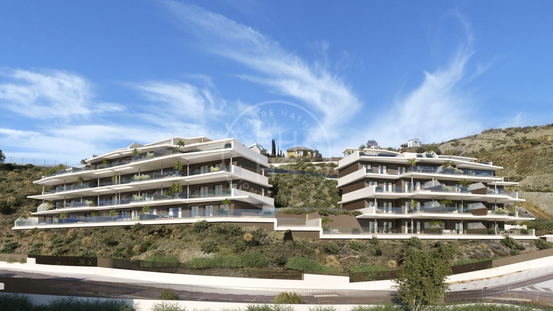 Off-plan ground-floor apartment in a complex with sea views in Rincón de La Victoria, East Málaga
