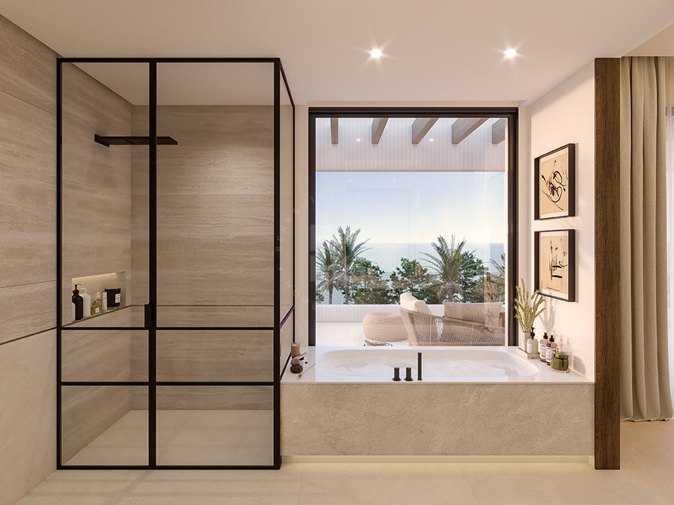 First-floor apartment in a ground-breaking off-plan project situated only a few steps to the beach in East Marbella