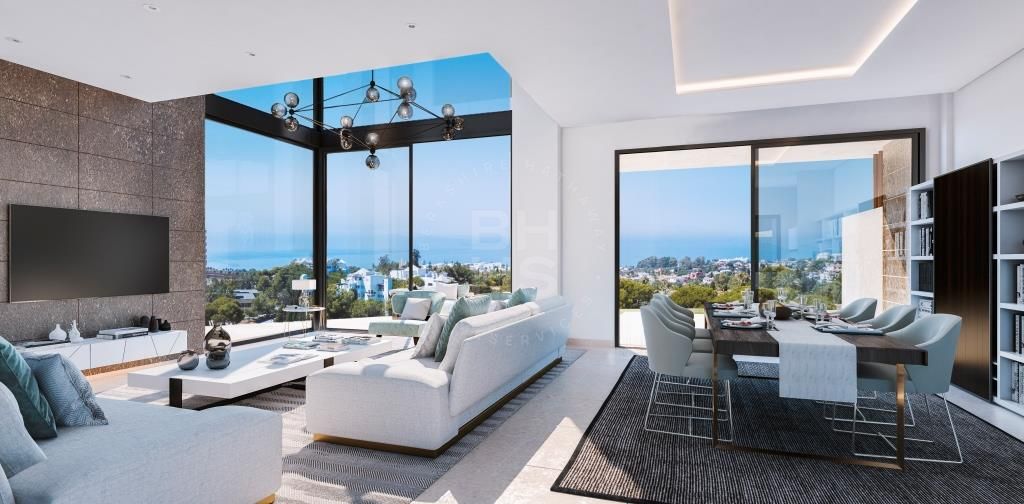 Exquisite off-plan semi-detached home with spectacular views in east Marbella