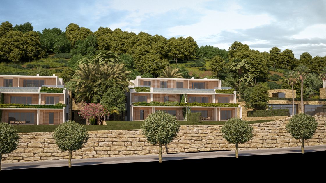 Luxury villa-style front line golf penthouse with private pool surrounded by exclusive amenities in Casares