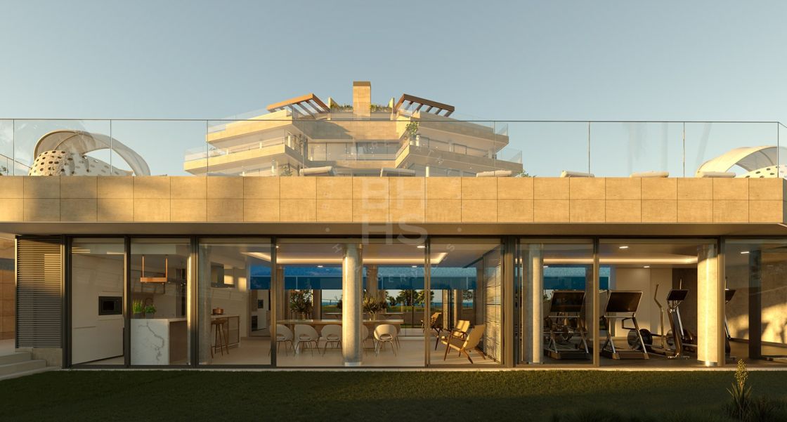 Exclusive off-plan beachfront luxury first-floor apartment in Estepona