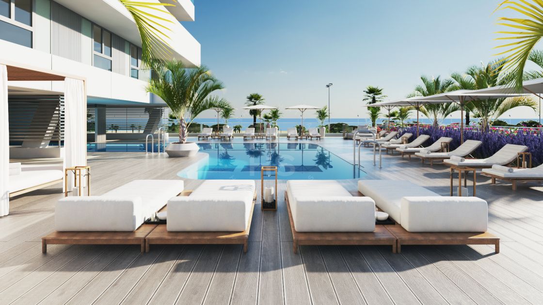 Modern apartment in a new project of luxury homes with panoramic sea views on the western coastline of Málaga