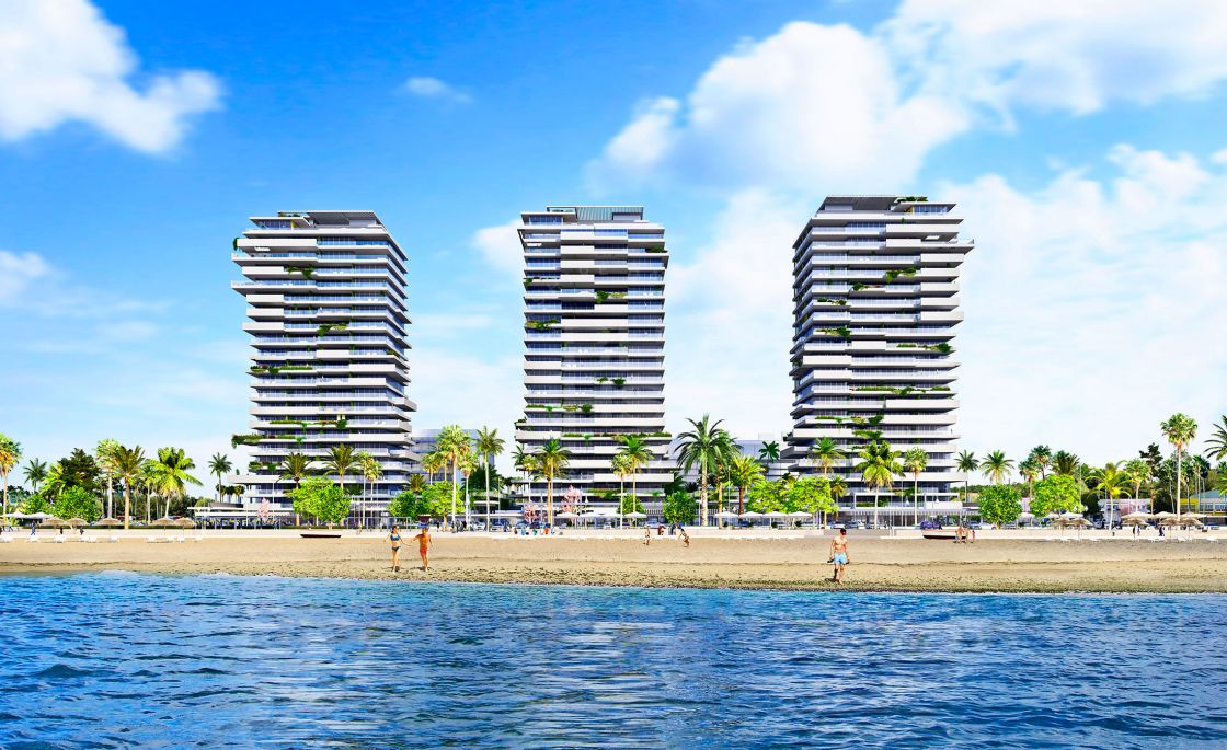 Modern apartment in a new project of luxury homes with panoramic sea views on the western coastline of Málaga