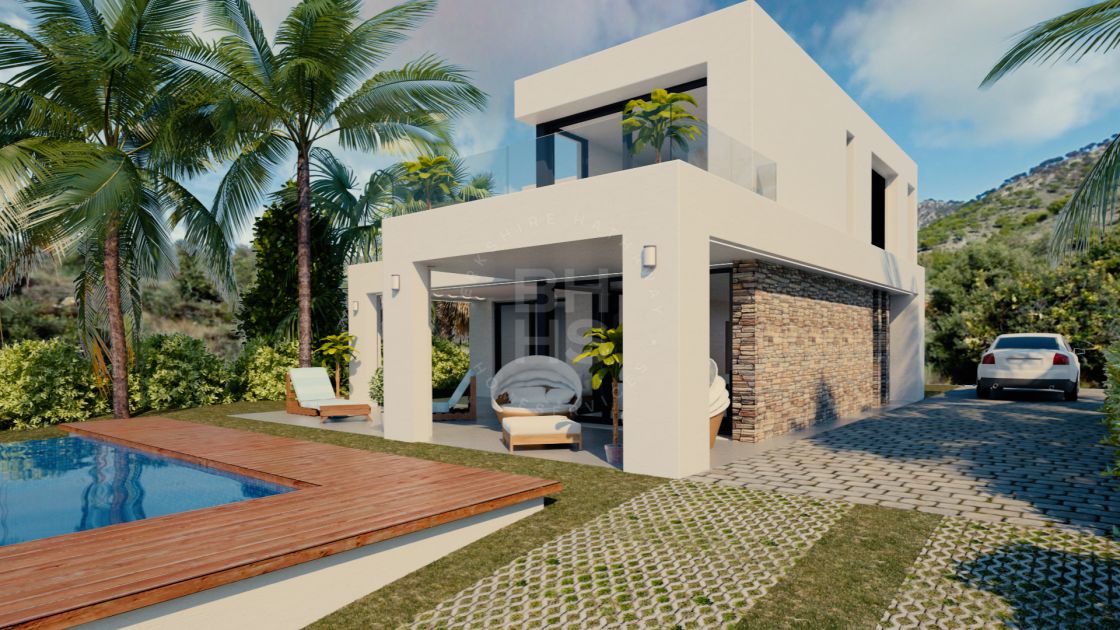 Turnkey villa in an exclusive community close to El Higuerón, in Benalmádena