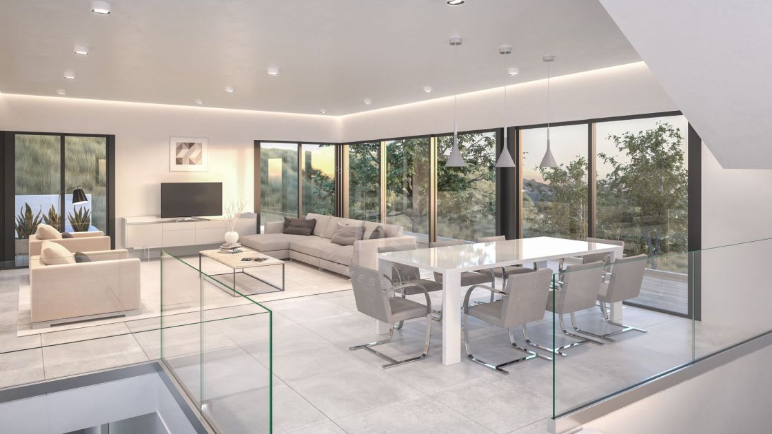 Plot with project to build a luxury villa with sea views in one of the last available development sites in Benalmádena