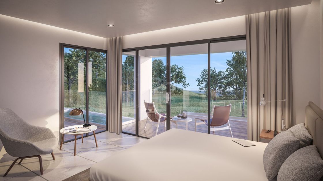Plot with project to build a luxury villa with sea views in one of the last available development sites in Benalmádena