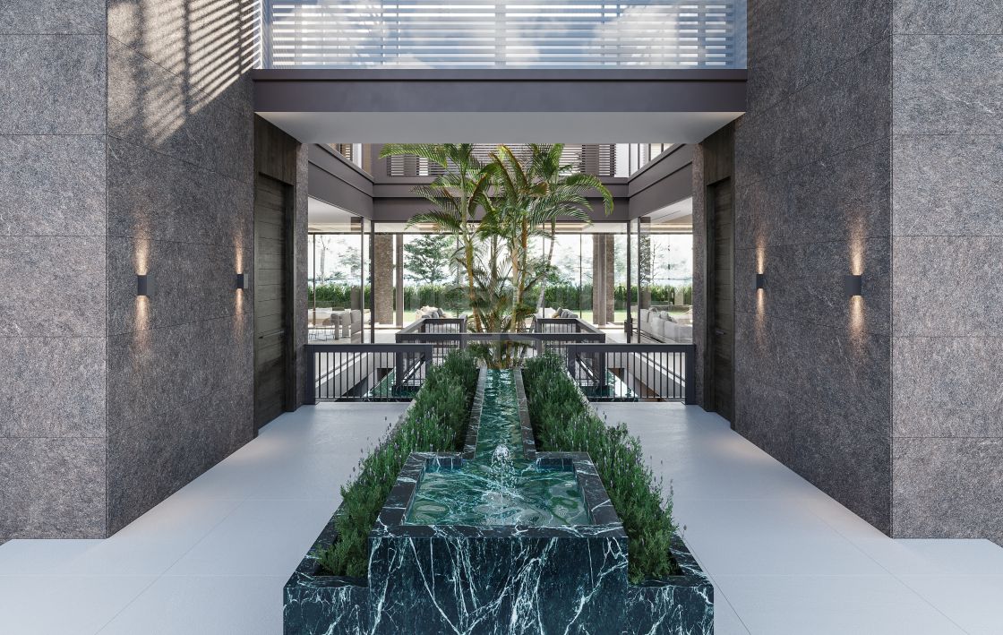 High-end brand-new villa in a prestigious gated community walking distance to Puerto Banús