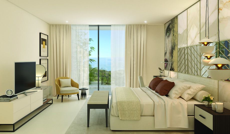 Contemporary off-plan garden apartment with sea views located minutes away to Marbella Centre