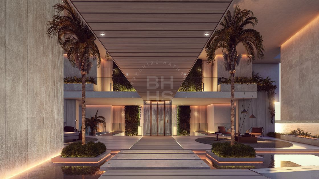 Select ground-floor apartment in a new project of nine beachfront residences in Estepona