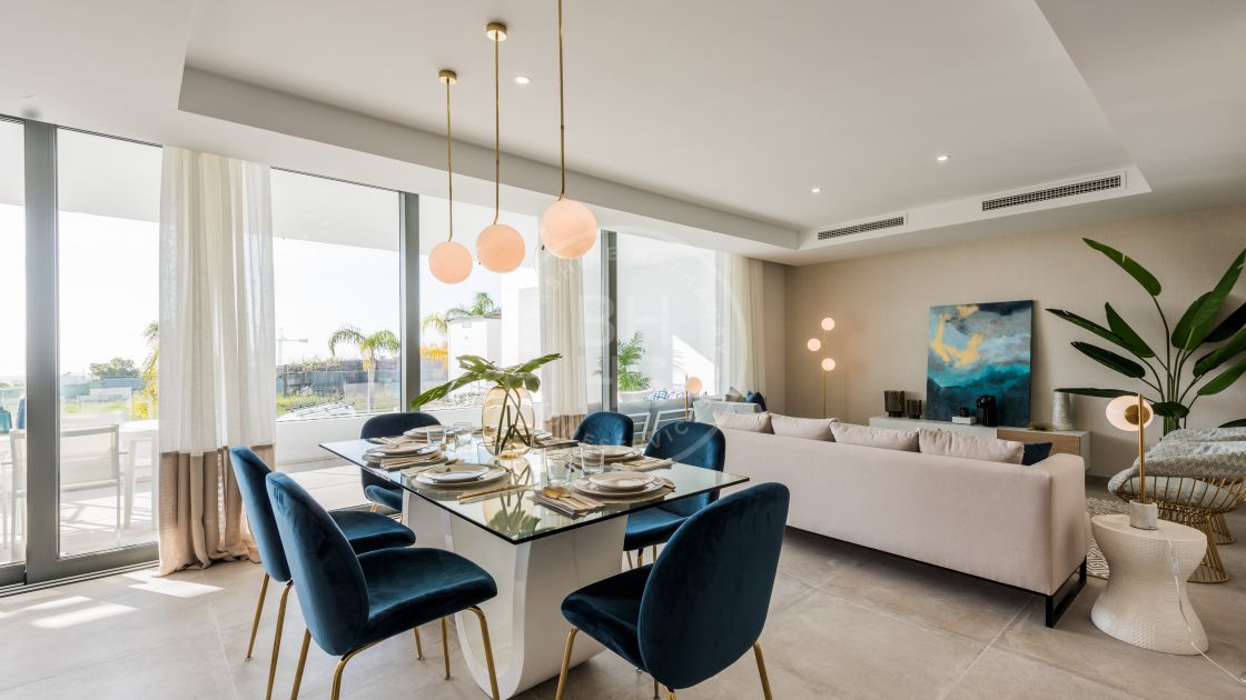Contemporary ground-floor apartment ready to move into in Cancelada, Estepona