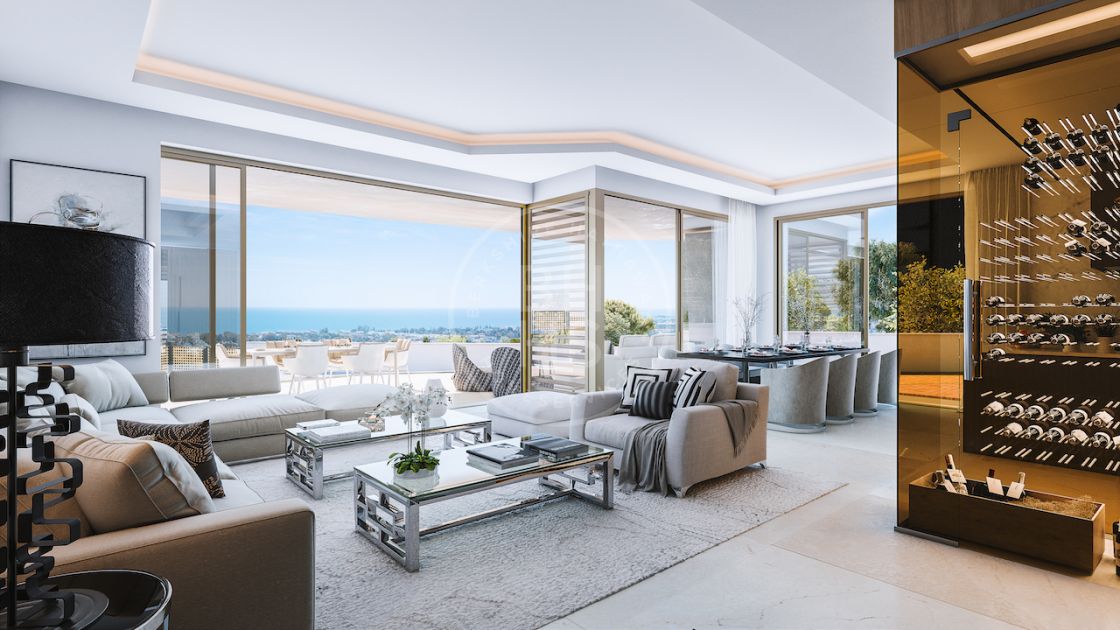 Outstanding high-end development of 11 villas in Nueva Andalucía, enjoying sea, mountain, Gibraltar and Africa views, just 2 km from Puerto Banús and the beach!