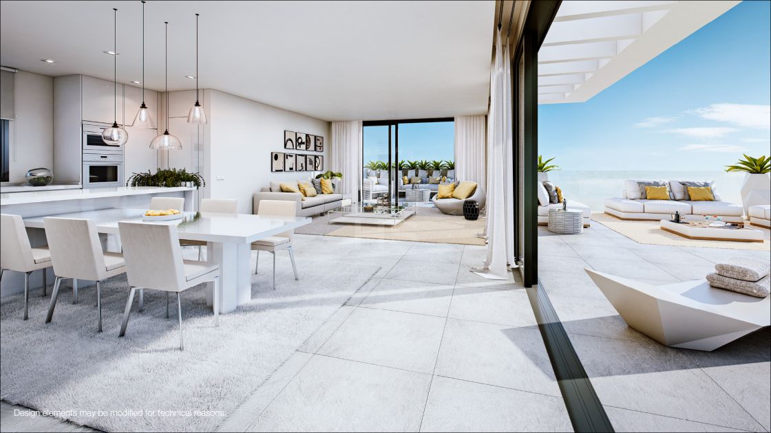 Second-floor apartment in a contemporary and eco-friendly development in La Reserva del Higueron, Fuengirola