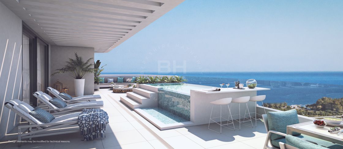 Second-floor apartment in a contemporary and eco-friendly development in La Reserva del Higueron, Fuengirola