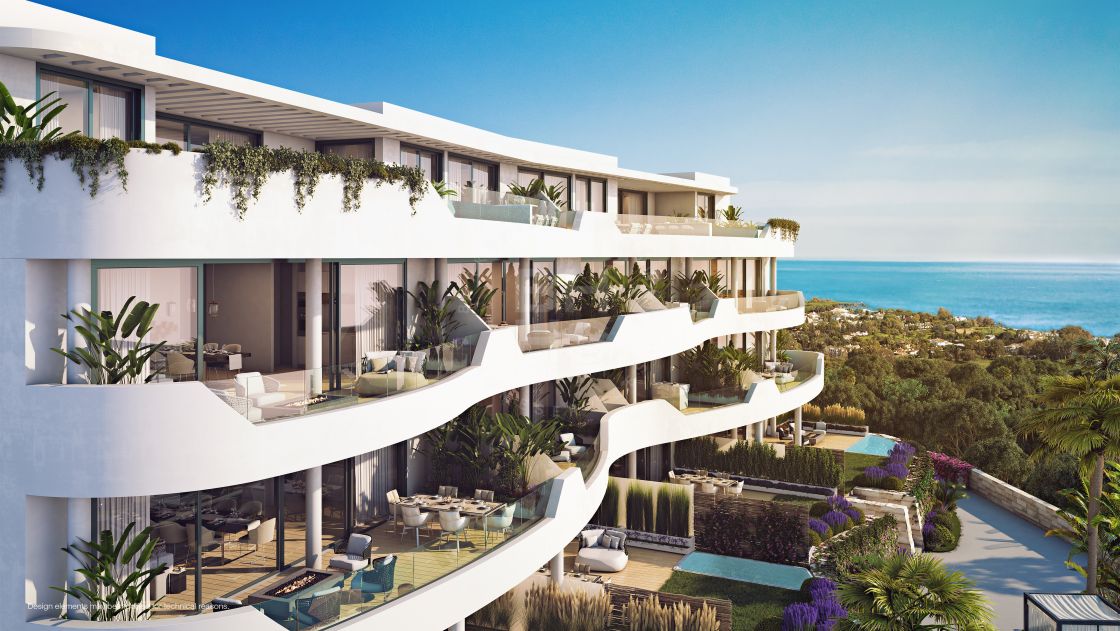 Second-floor apartment in a contemporary and eco-friendly development in La Reserva del Higueron, Fuengirola