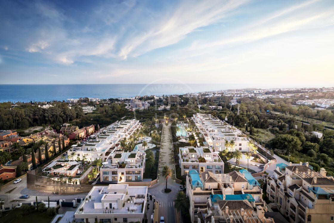 Spectacular ground-floor duplex in an off-plan development of 74 state-of-the-art homes on Marbella’s Golden Mile