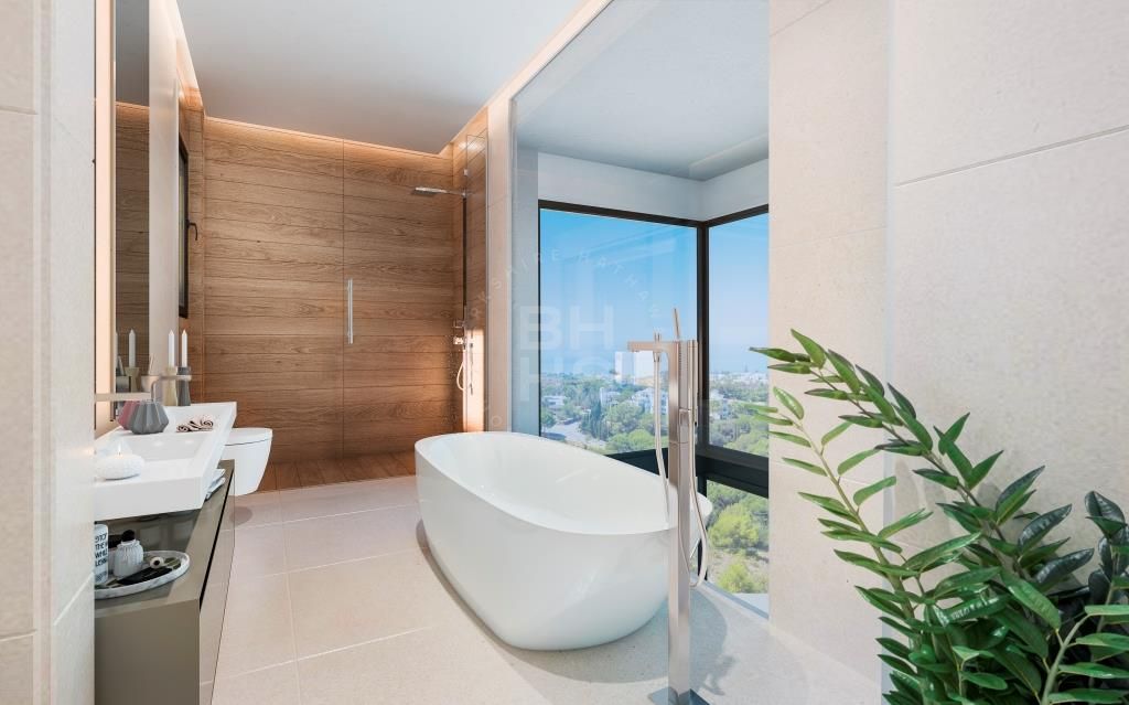 Exquisite off-plan semi-detached home with spectacular views in east Marbella