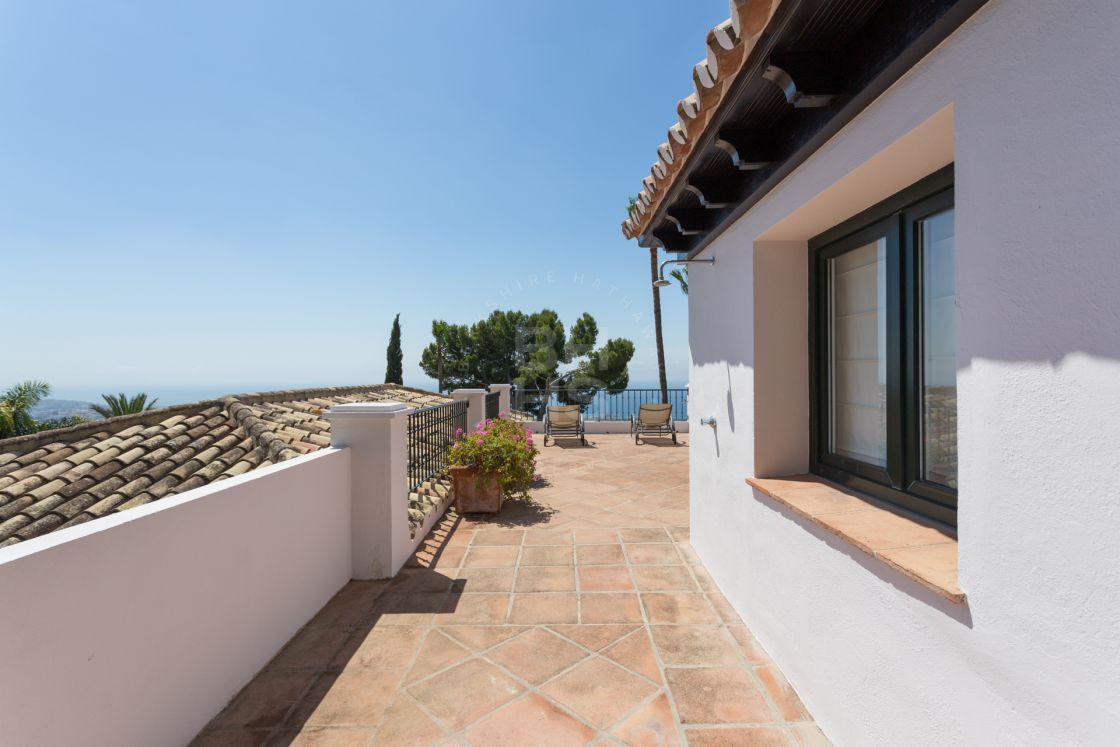 Elegant Andalusian-style villa with Moorish features in Sierra Blanca, one of the most prestigious gated residential areas on Marbella’s Golden Mile
