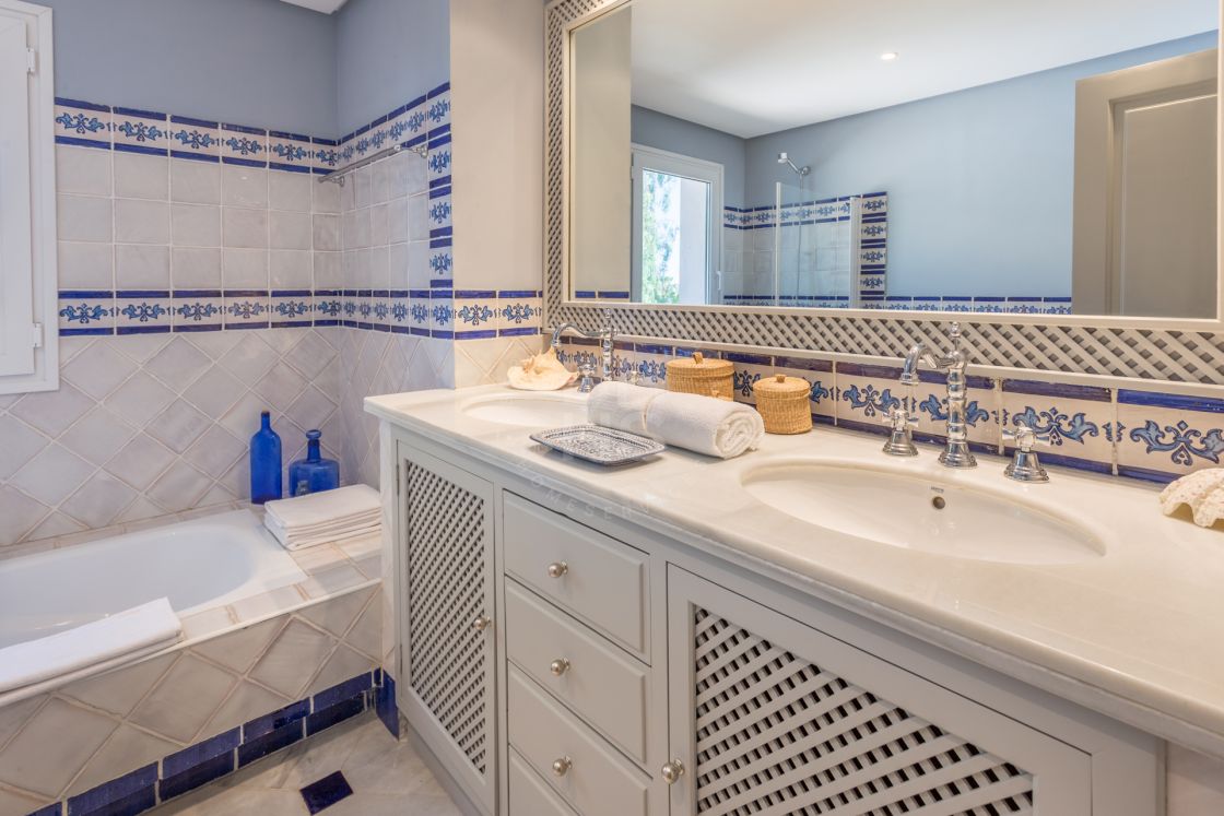 Elegant Andalusian-style villa with Moorish features in Sierra Blanca, one of the most prestigious gated residential areas on Marbella’s Golden Mile