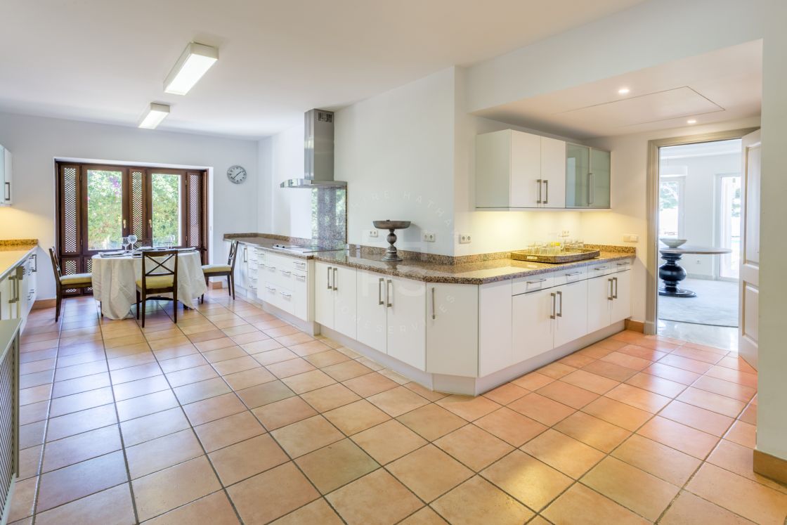 Elegant Andalusian-style villa with Moorish features in Sierra Blanca, one of the most prestigious gated residential areas on Marbella’s Golden Mile