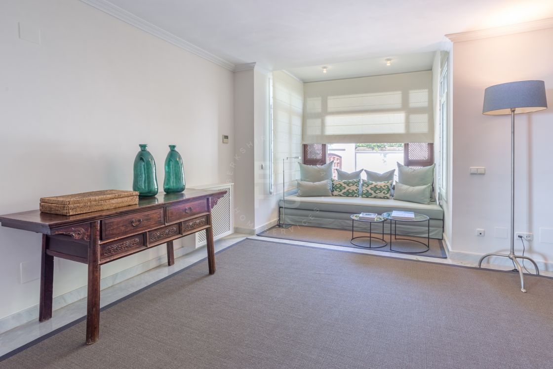 Elegant Andalusian-style villa with Moorish features in Sierra Blanca, one of the most prestigious gated residential areas on Marbella’s Golden Mile