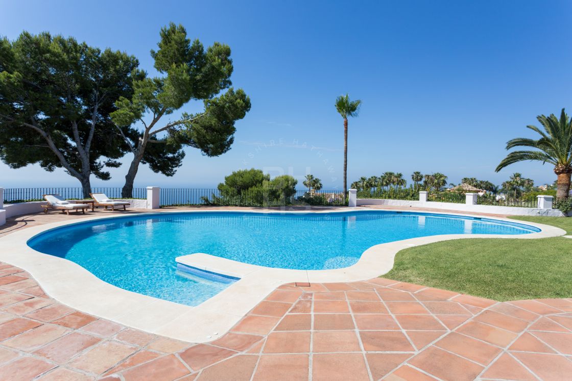 Elegant Andalusian-style villa with Moorish features in Sierra Blanca, one of the most prestigious gated residential areas on Marbella’s Golden Mile