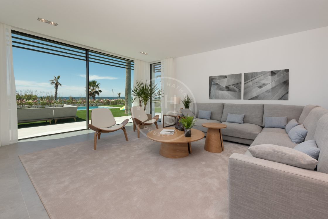 Brand-new beachfront villa on the New Golden Mile