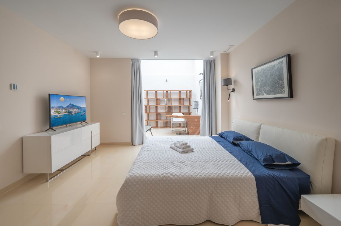 Luxury garden duplex apartment in Gray d’Albion, an exclusive beachfront development in Puerto Banús