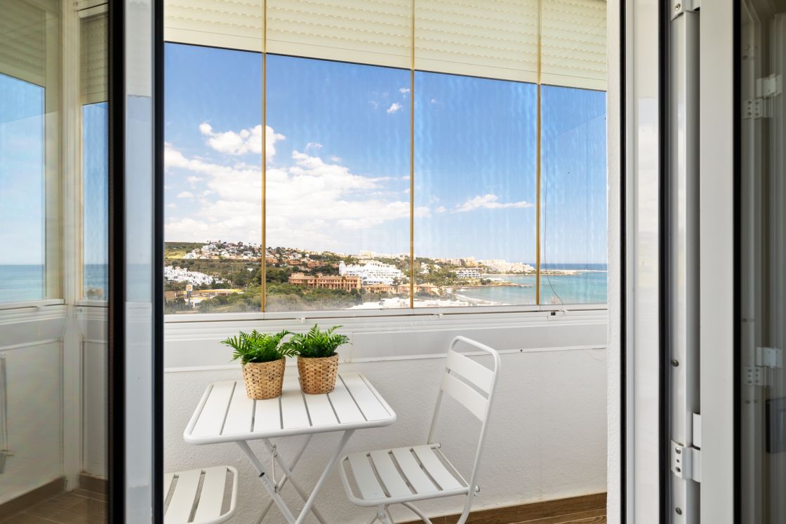 Contemporary front line beach duplex penthouse in Estepona West