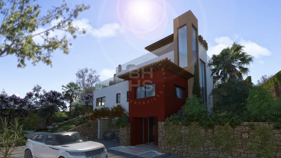 Off-plan contemporary villa with outstanding energy efficiency rating in Río Real Golf, next to the Four Seasons project