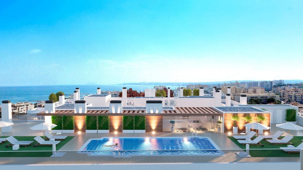 Off-plan apartment walking distance to the beach in the heart of Estepona