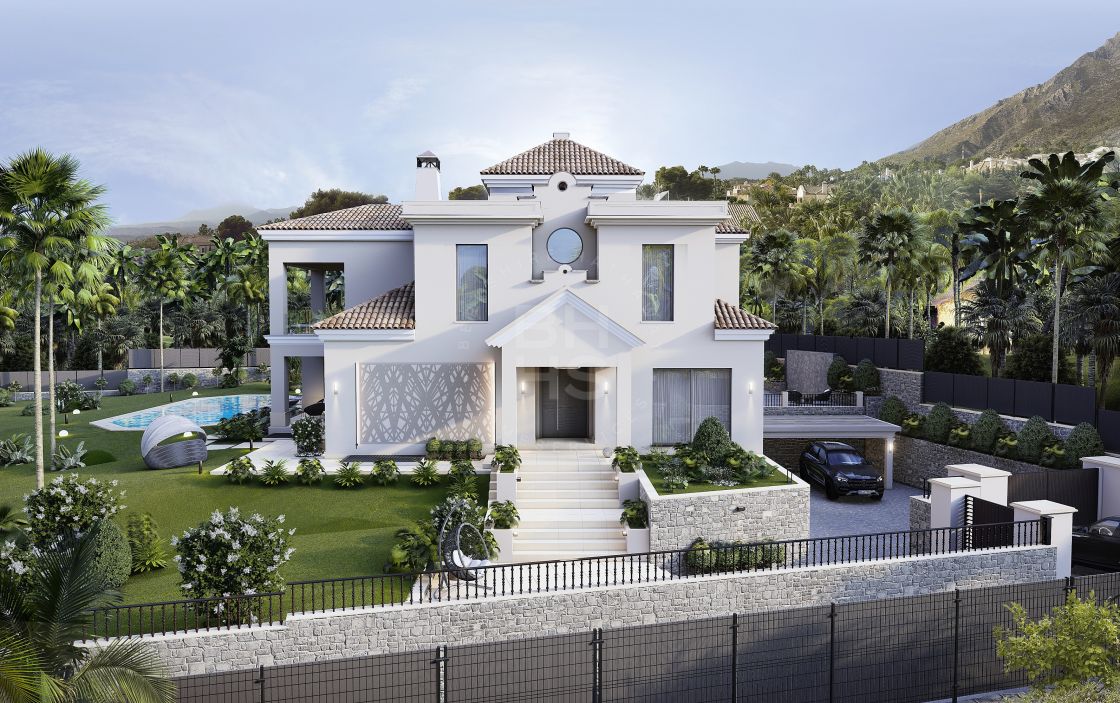 Elegant mansion with Andalusian-style touches in the most prestigious area in Marbella