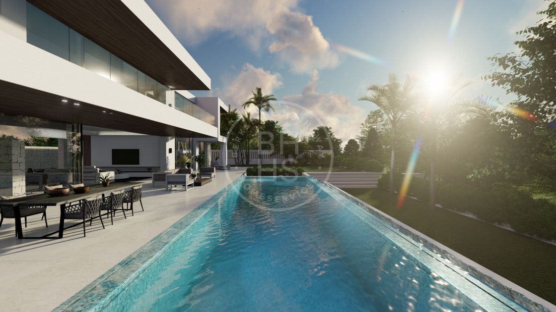Off-plan contemporary villa just a few metres to the beach in Guadalmina Baja