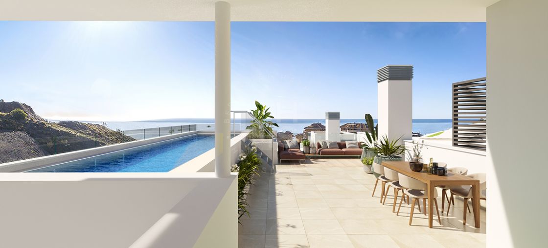 Contemporary penthouse apartment with sea views in a privileged location close to everything