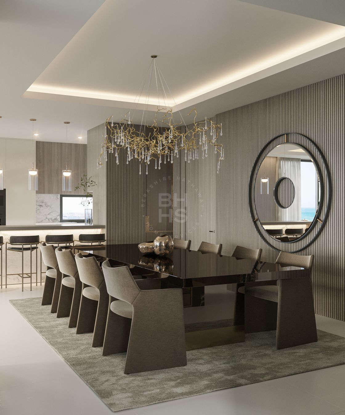 Modern large apartment in a new project of luxury homes with panoramic sea views on the western coastline of Málaga