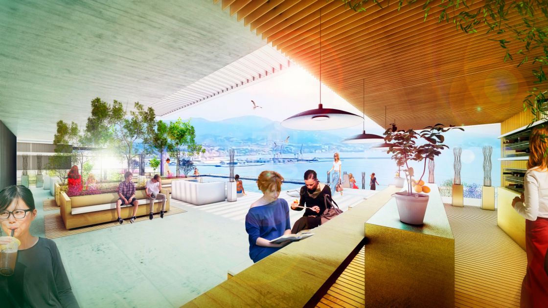 Modern large apartment in a new project of luxury homes with panoramic sea views on the western coastline of Málaga