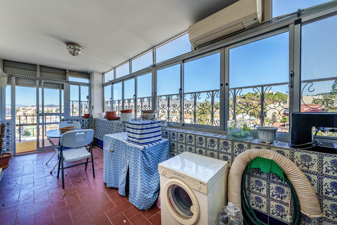 Magnificent flat with terraces and beautiful views in a prime area of Malaga, near the historic centre and the beach