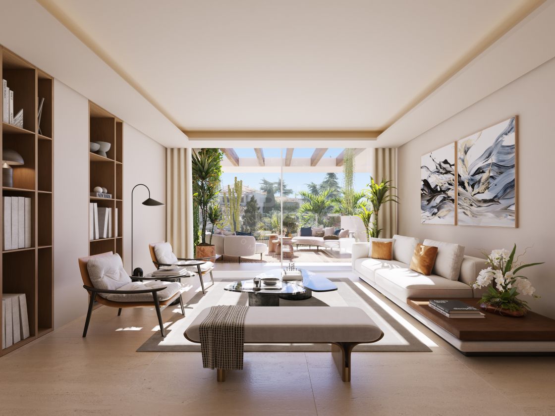 Modern and sustainable off-plan first-floor apartment on Marbella's Golden Mile