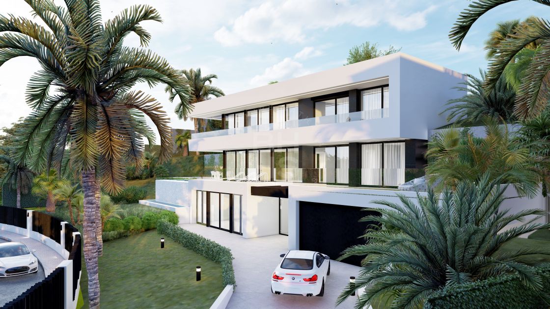 Modern villa with sea views located in the heart of Elviria