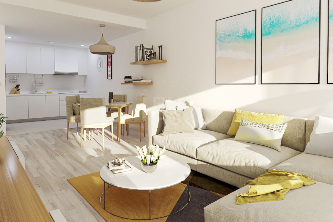 Apartamento de dos dormitorios en un nuevo proyecto de modernas viviendas en pleno centro de Málaga