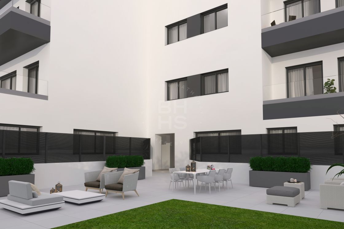 Apartamento de dos dormitorios en un nuevo proyecto de modernas viviendas en pleno centro de Málaga