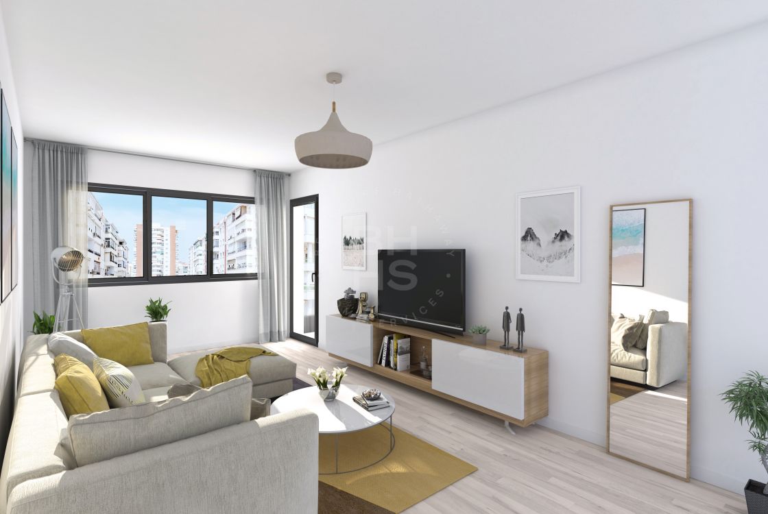 One-bedroom apartment in a cutting edge off-plan complex with panoramic views over Malaga city and the coast