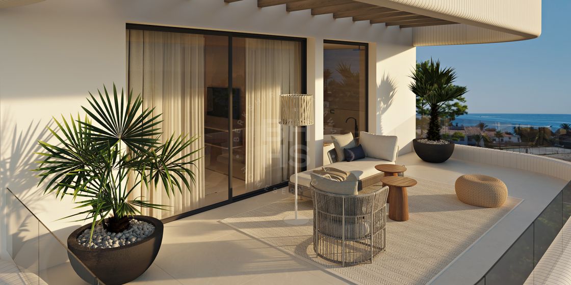 First-floor apartment in a ground-breaking off-plan project situated only a few steps to the beach in East Marbella