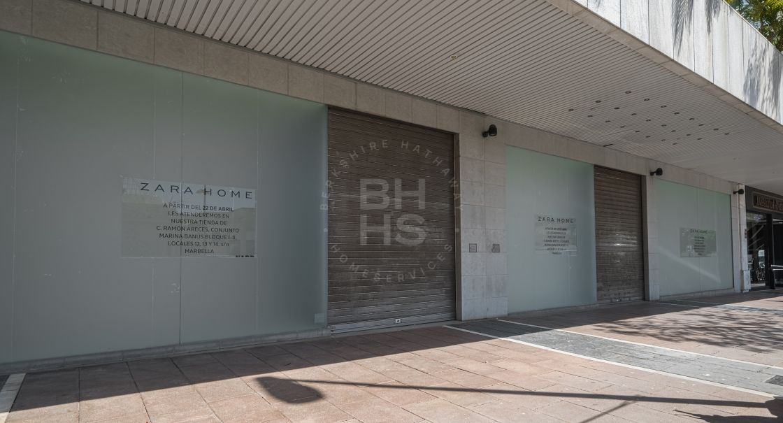 Commercial premises situated in a privileged shopping location in Puerto Banús