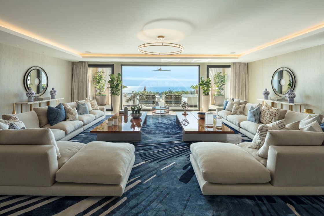 True masterpiece with sea views in one of the most prestigious complexes on the Costa del Sol – Cascada de Camoján