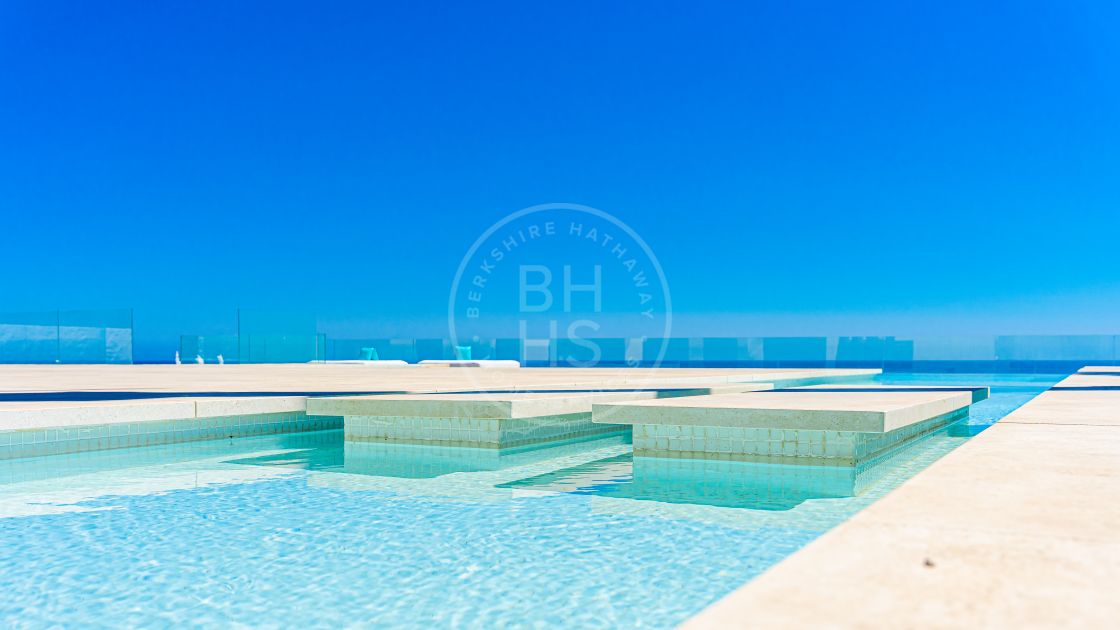 Contemporary beachfront villa with breathtaking sea views in Mijas Costa