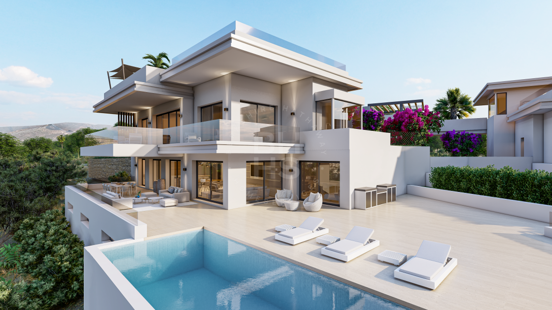 Contemporary villa in an off-plan development of only 6 properties in La Resina Golf, Estepona